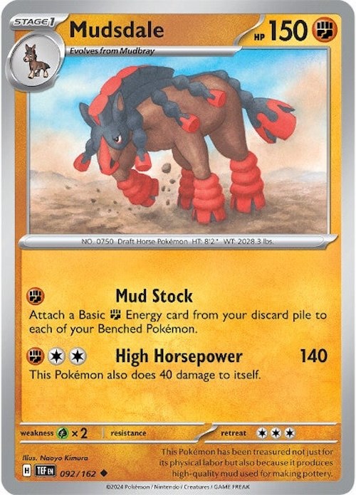 Mudsdale (092/162) [Scarlet & Violet: Temporal Forces] | Gam3 Escape