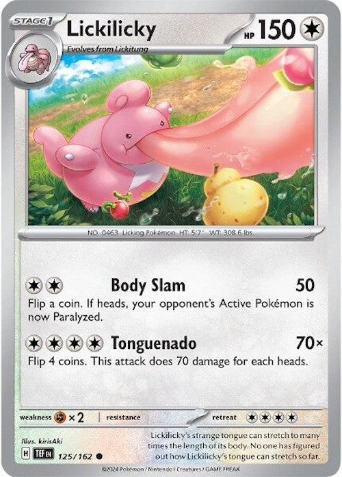 Lickilicky (125/162) [Scarlet & Violet: Temporal Forces] | Gam3 Escape