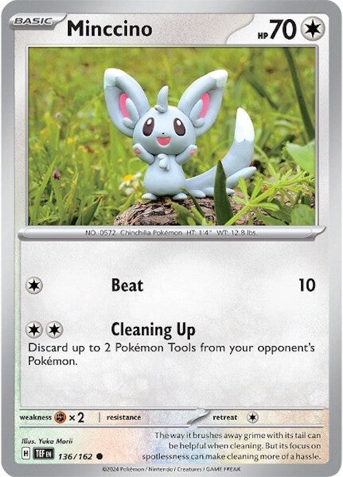 Minccino (136/162) [Scarlet & Violet: Temporal Forces] | Gam3 Escape