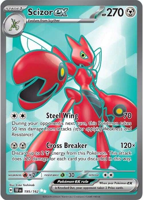 Scizor ex (195/162) [Scarlet & Violet: Temporal Forces] | Gam3 Escape