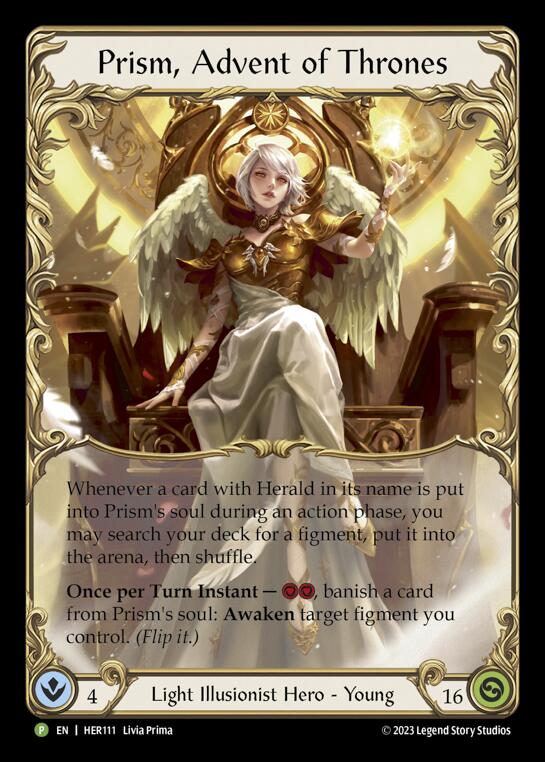 Prism, Advent of Thrones [HER111] (Promo)  Rainbow Foil | Gam3 Escape