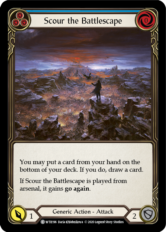 Scour the Battlescape (Blue) [U-WTR196] (Welcome to Rathe Unlimited)  Unlimited Normal | Gam3 Escape