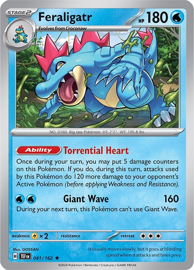 Feraligatr (041/162) (Theme Deck Exclusive) [Scarlet & Violet: Temporal Forces] | Gam3 Escape