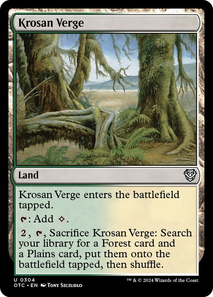 Krosan Verge [Outlaws of Thunder Junction Commander] | Gam3 Escape