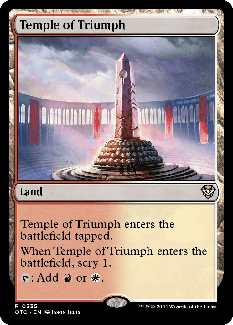 Temple of Triumph [Outlaws of Thunder Junction Commander] | Gam3 Escape