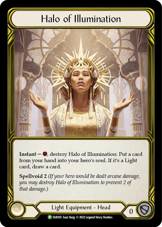 Halo of Illumination (Golden) [FAB103] (Promo)  Cold Foil | Gam3 Escape