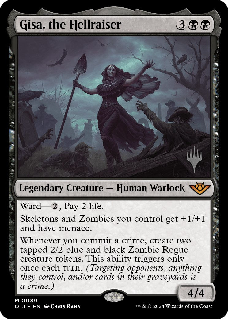 Gisa, the Hellraiser (Promo Pack) [Outlaws of Thunder Junction Promos] | Gam3 Escape