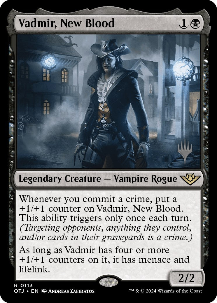 Vadmir, New Blood (Promo Pack) [Outlaws of Thunder Junction Promos] | Gam3 Escape