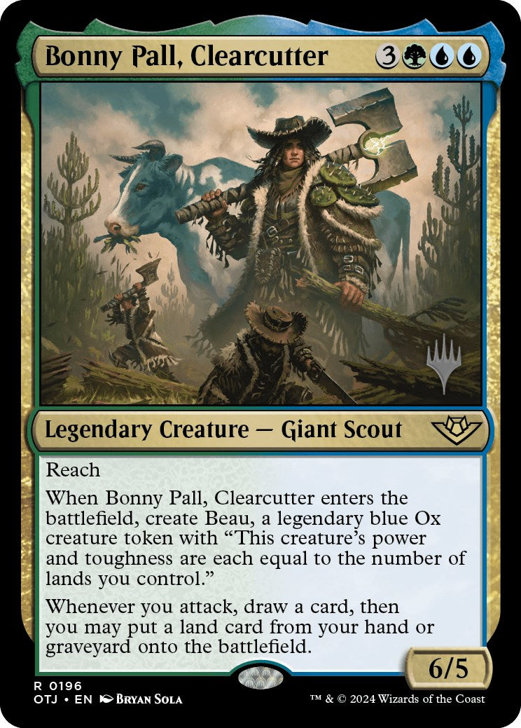 Bonny Pall, Clearcutter (Promo Pack) [Outlaws of Thunder Junction Promos] | Gam3 Escape