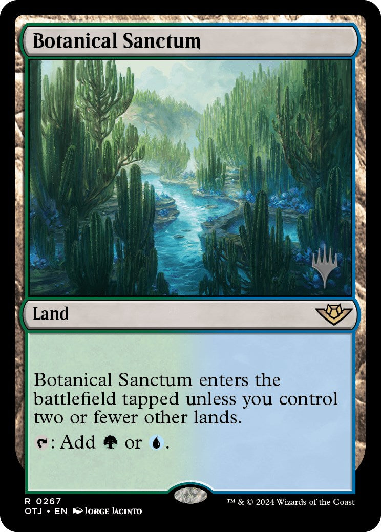 Botanical Sanctum (Promo Pack) [Outlaws of Thunder Junction Promos] | Gam3 Escape