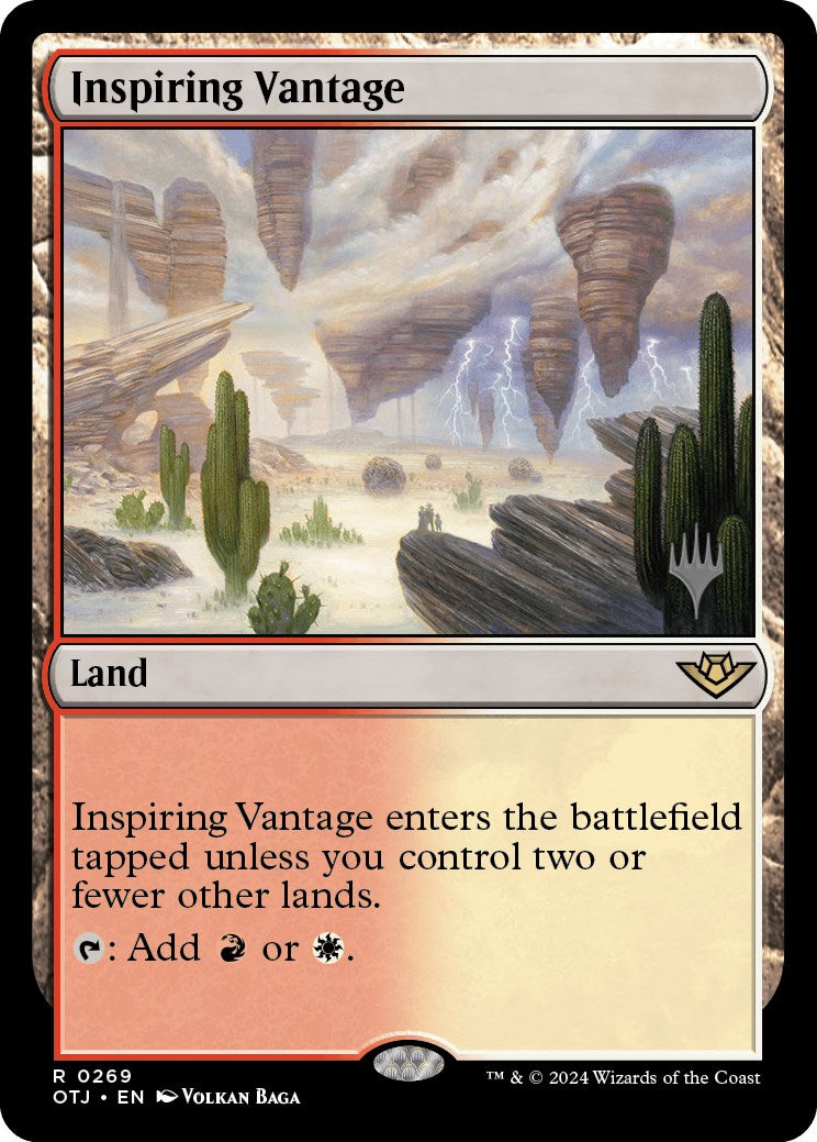 Inspiring Vantage (Promo Pack) [Outlaws of Thunder Junction Promos] | Gam3 Escape