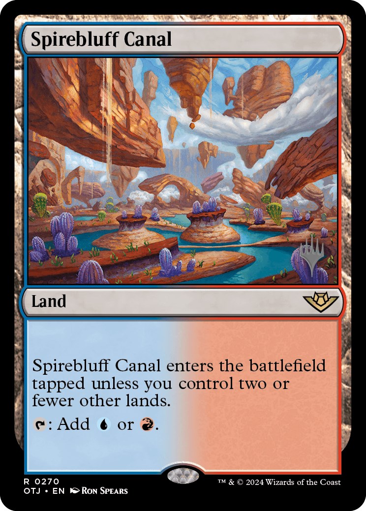 Spirebluff Canal (Promo Pack) [Outlaws of Thunder Junction Promos] | Gam3 Escape