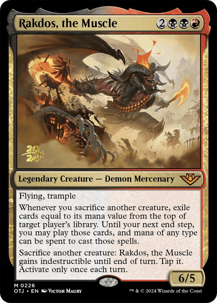 Rakdos, the Muscle [Outlaws of Thunder Junction Prerelease Promos] | Gam3 Escape