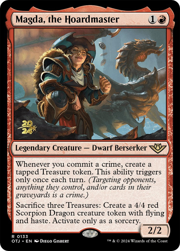Magda, the Hoardmaster [Outlaws of Thunder Junction Prerelease Promos] | Gam3 Escape