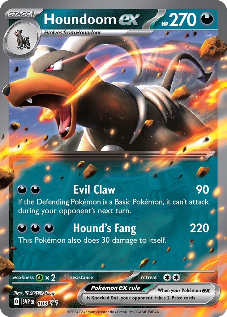 Houndoom ex (103) [Scarlet & Violet: Black Star Promos] | Gam3 Escape