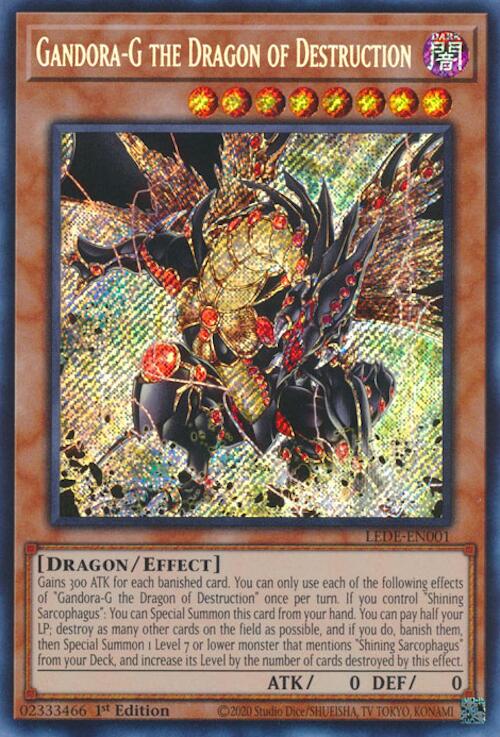 Gandora-G the Dragon of Destruction [LEDE-EN001] Secret Rare | Gam3 Escape