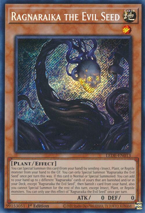 Ragnaraika the Evil Seed [LEDE-EN013] Secret Rare | Gam3 Escape