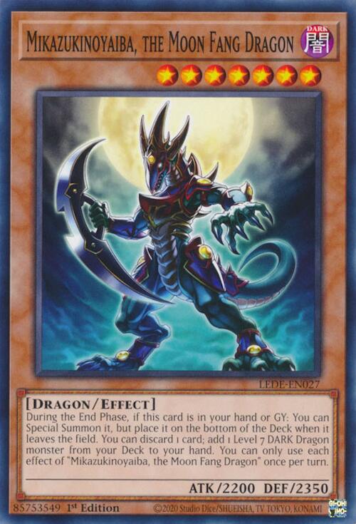 Mikazukinoyaiba, the Moon Fang Dragon [LEDE-EN027] Common | Gam3 Escape