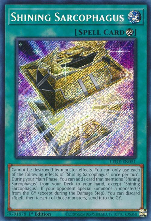 Shining Sarcophagus [LEDE-EN051] Secret Rare | Gam3 Escape