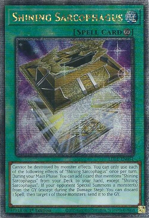 Shining Sarcophagus (Quarter Century Secret Rare) [LEDE-EN051] Quarter Century Secret Rare | Gam3 Escape