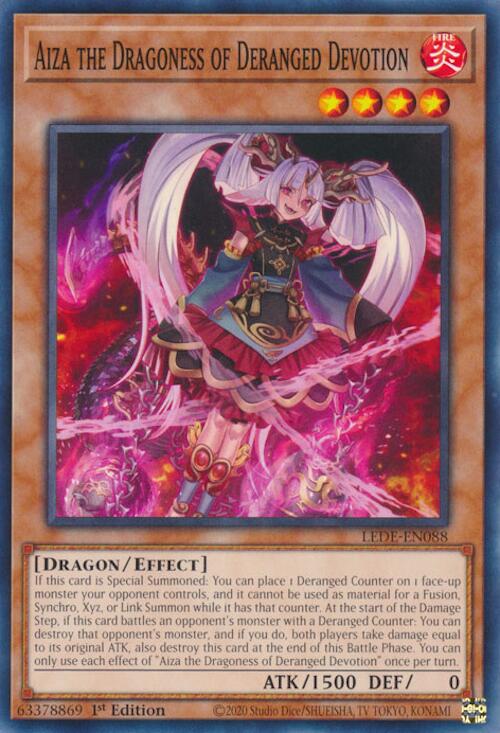 Aiza the Dragoness of Deranged Devotion [LEDE-EN088] Common | Gam3 Escape