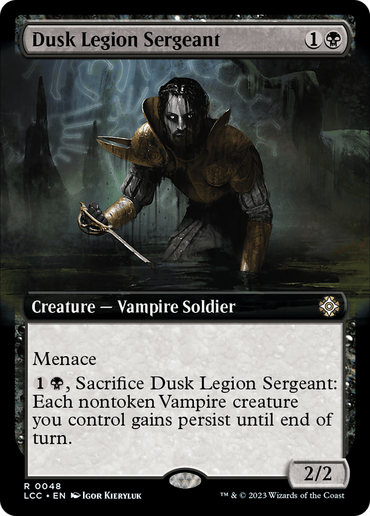 Dusk Legion Sergeant (Extended Art) [The Lost Caverns of Ixalan Commander] | Gam3 Escape