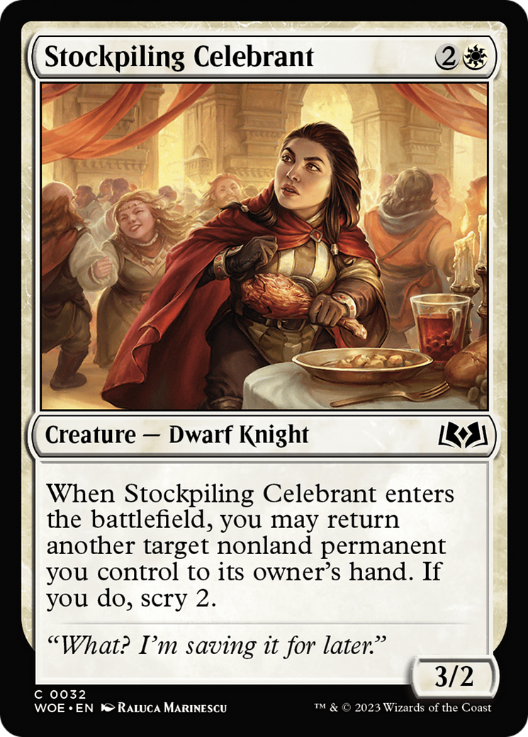 Stockpiling Celebrant [Wilds of Eldraine] | Gam3 Escape