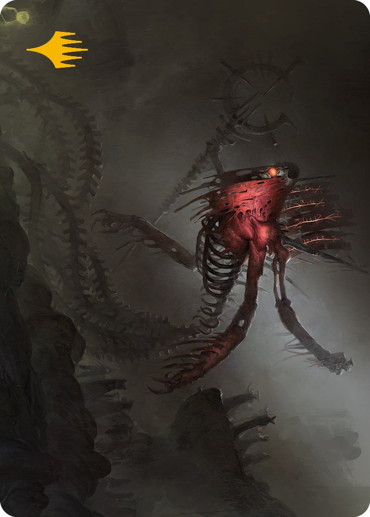 Drivnod, Carnage Dominus Art Card (Gold-Stamped Signature) [Phyrexia: All Will Be One Art Series] | Gam3 Escape
