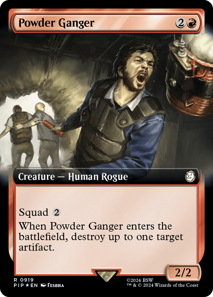 Powder Ganger (Extended Art) (Surge Foil) [Fallout] | Gam3 Escape