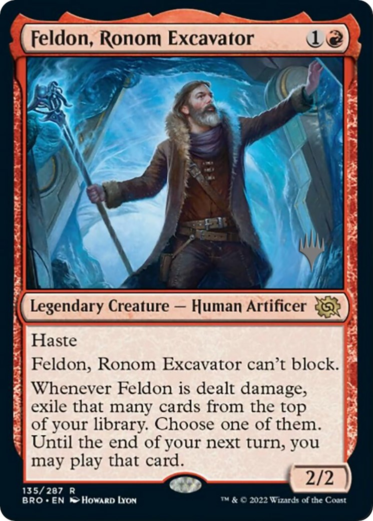 Feldon, Ronom Excavator (Promo Pack) [The Brothers' War Promos] | Gam3 Escape