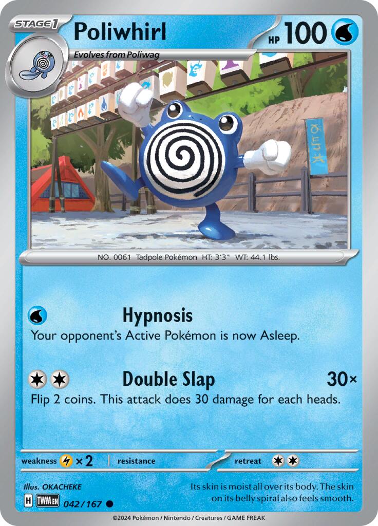 Poliwhirl (042/167) [Scarlet & Violet: Twilight Masquerade] | Gam3 Escape