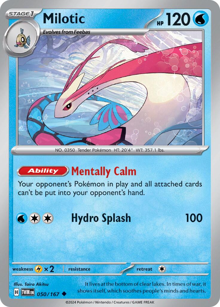 Milotic (050/167) [Scarlet & Violet: Twilight Masquerade] | Gam3 Escape