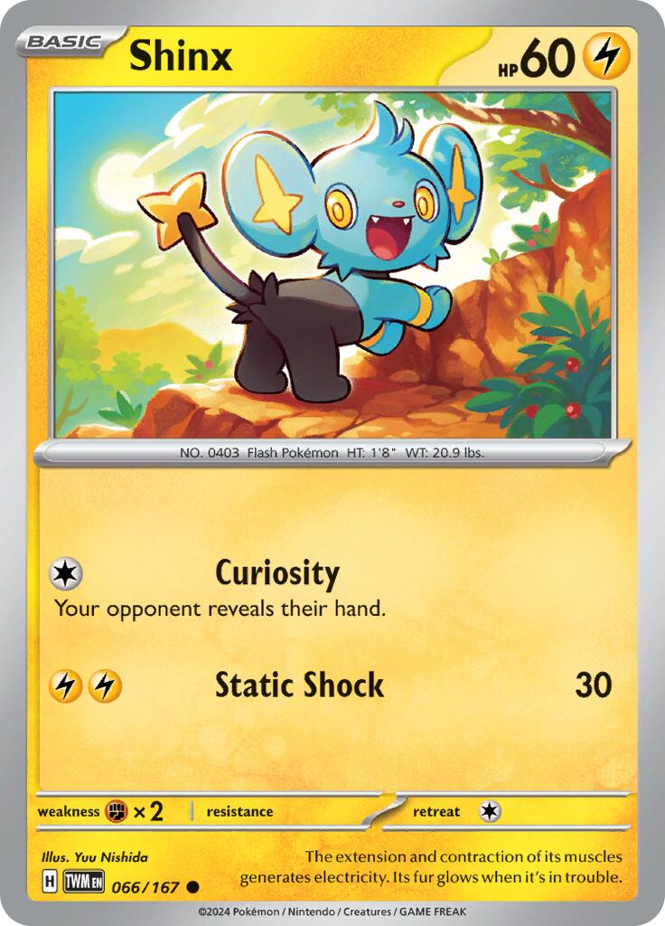 Shinx (066/167) [Scarlet & Violet: Twilight Masquerade] | Gam3 Escape