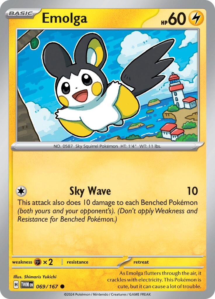 Emolga (069/167) [Scarlet & Violet: Twilight Masquerade] | Gam3 Escape