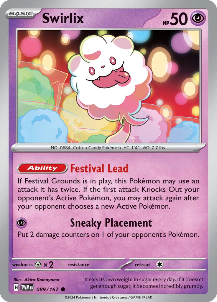 Swirlix (089/167) [Scarlet & Violet: Twilight Masquerade] | Gam3 Escape