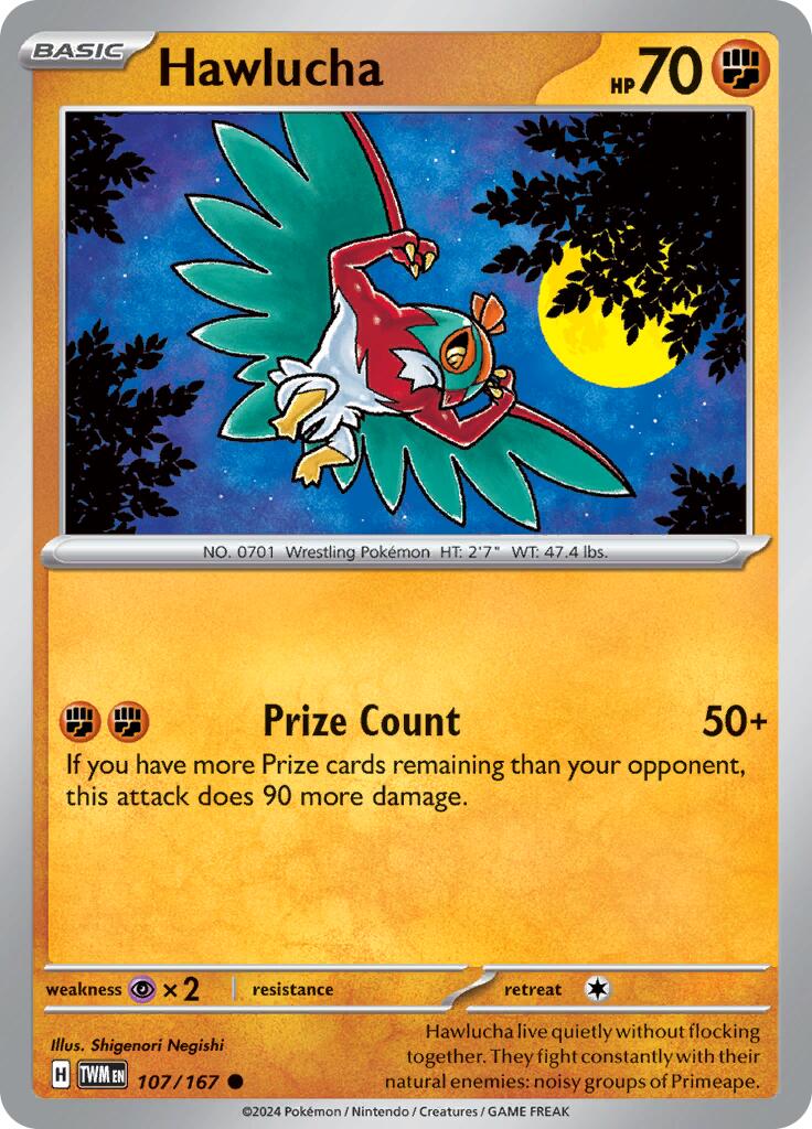 Hawlucha (107/167) [Scarlet & Violet: Twilight Masquerade] | Gam3 Escape