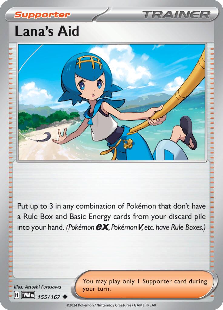 Lana's Aid (155/167) [Scarlet & Violet: Twilight Masquerade] | Gam3 Escape