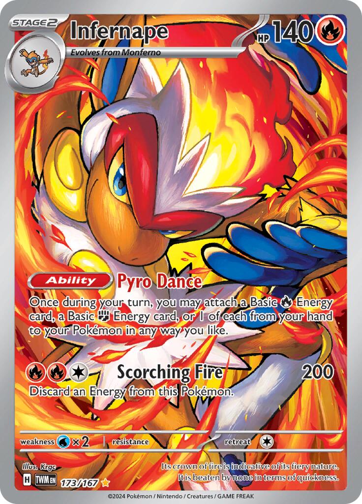 Infernape (173/167) [Scarlet & Violet: Twilight Masquerade] | Gam3 Escape