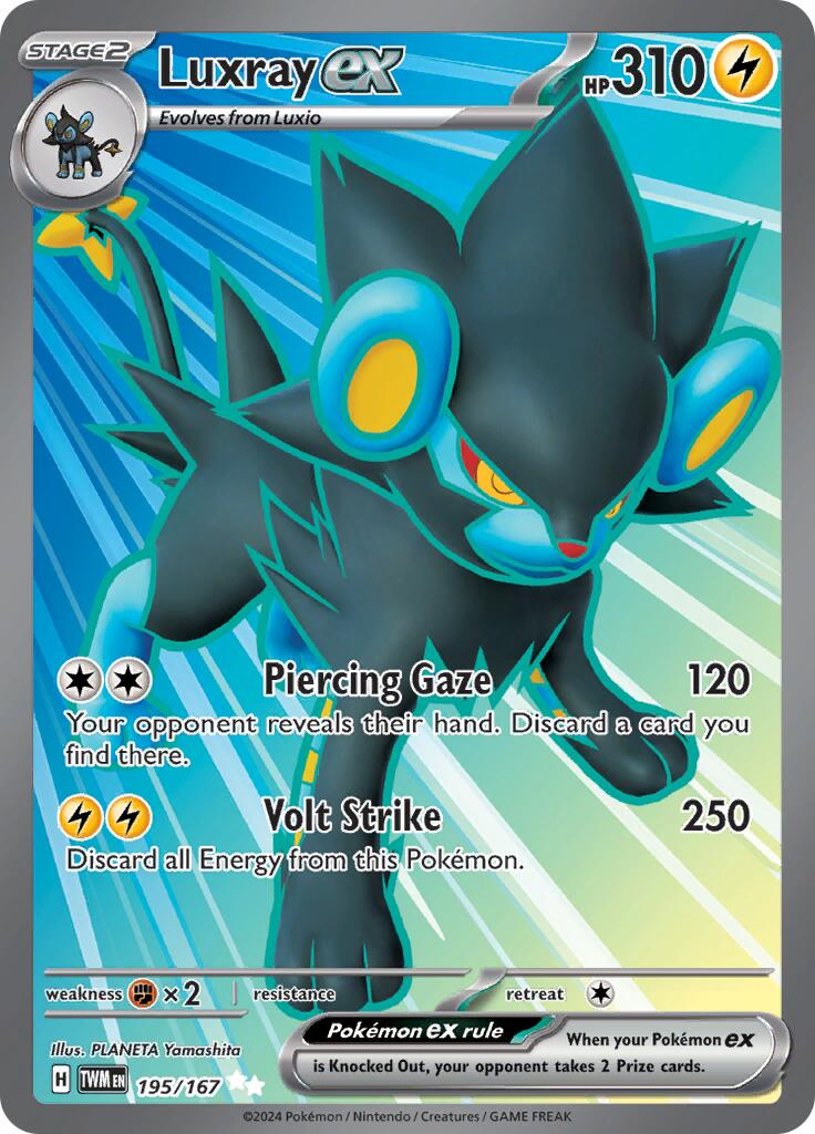 Luxray ex (195/167) [Scarlet & Violet: Twilight Masquerade] | Gam3 Escape