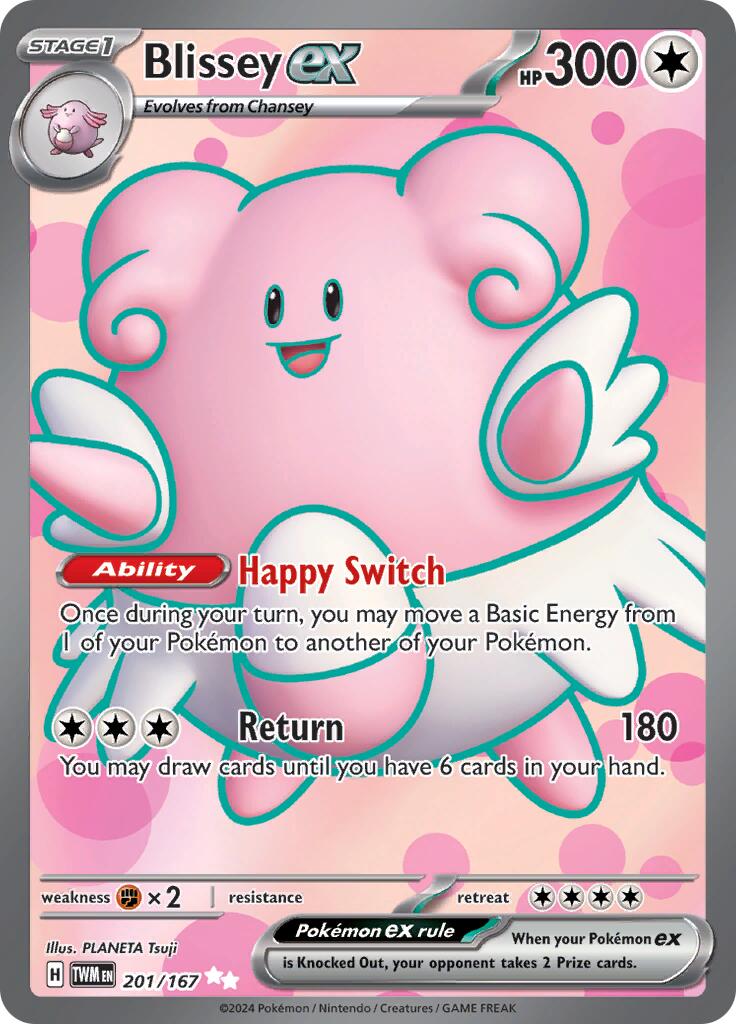 Blissey ex (201/167) [Scarlet & Violet: Twilight Masquerade] | Gam3 Escape