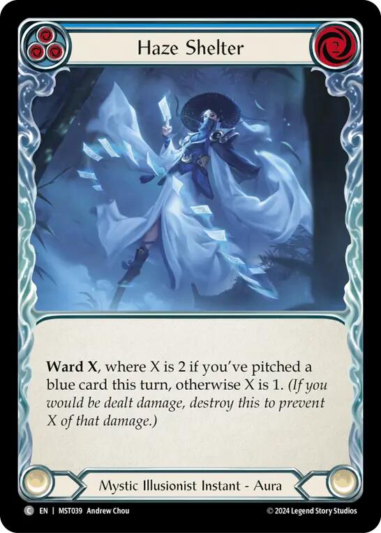 Haze Shelter (Blue) [MST039] (Part the Mistveil) | Gam3 Escape