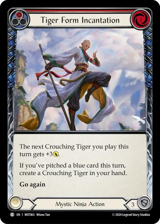 Tiger Form Incantation (Red) [MST063] (Part the Mistveil) | Gam3 Escape