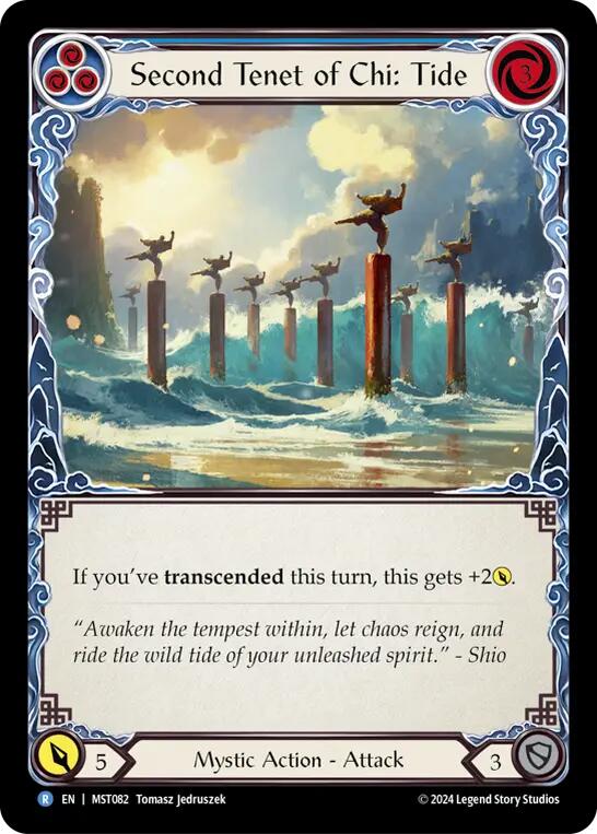 Second Tenet of Chi: Tide [MST082] (Part the Mistveil)  Rainbow Foil | Gam3 Escape