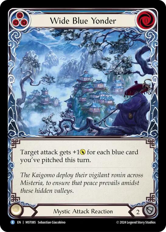 Wide Blue Yonder [MST085] (Part the Mistveil)  Rainbow Foil | Gam3 Escape