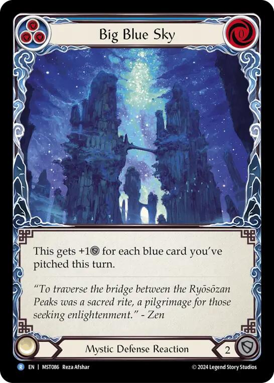 Big Blue Sky [MST086] (Part the Mistveil)  Rainbow Foil | Gam3 Escape