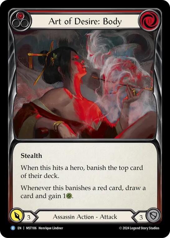 Art of Desire: Body (Red) [MST106] (Part the Mistveil)  Rainbow Foil | Gam3 Escape