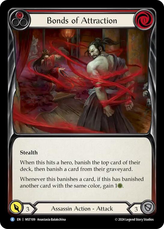 Bonds of Attraction (Red) [MST109] (Part the Mistveil)  Rainbow Foil | Gam3 Escape