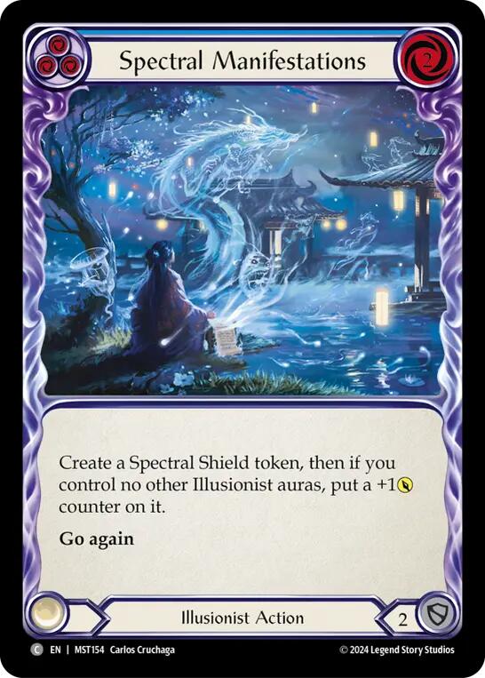 Spectral Manifestations (Blue) [MST154] (Part the Mistveil)  Rainbow Foil | Gam3 Escape