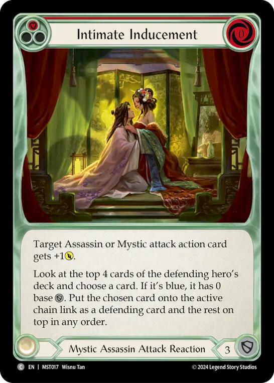 Intimate Inducement (Red) [MST017] (Part the Mistveil)  Rainbow Foil | Gam3 Escape