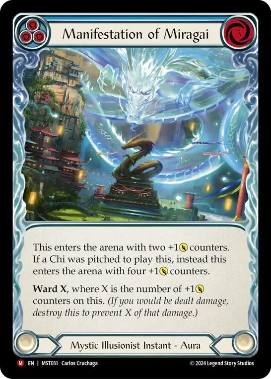 Manifestation of Miragai [MST031] (Part the Mistveil)  Rainbow Foil | Gam3 Escape
